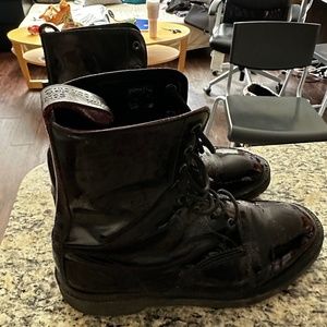 Dr.Martens Dark Purple Langston 8 Hole Boot US 11